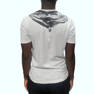 CP Company - Goggle Graphic T Shirt - Gauze White